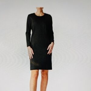 Pink Tartan Charcoal Shaper Shift Dress L, BNWT